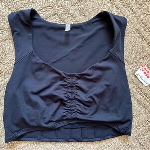 Free People Black Women's Workout Top
